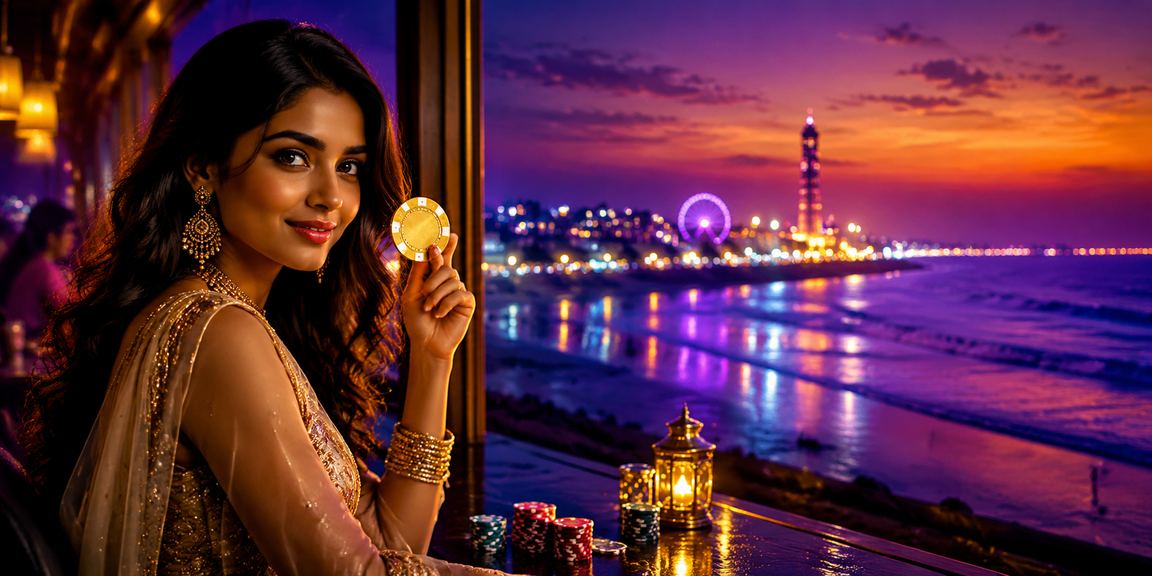 A card game of Andar Bahar in play with chips and cards